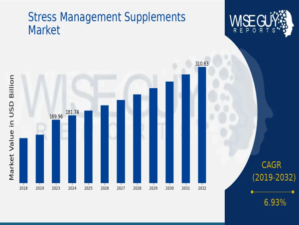  Stress Management Supplements Market Growth at a CAGR of 6.93% to Hit 310.7 Billion USD by 2032 