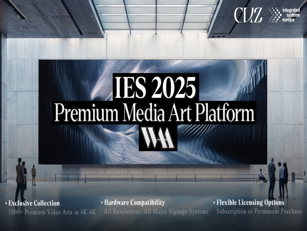  Cuz Global Inc. Unveils Revolutionary AI-Powered Media Art Platform 'WAA' at ISE 2025 