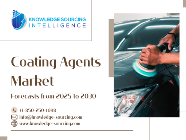 Coating Agents Market projected to grow at a 6.5% CAGR to reach US$11.40 billion in 2030