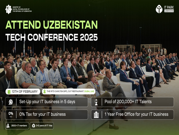 Uzbekistan to Showcase Investment Opportunities at Uzbekistan Tech Conference in Dubai