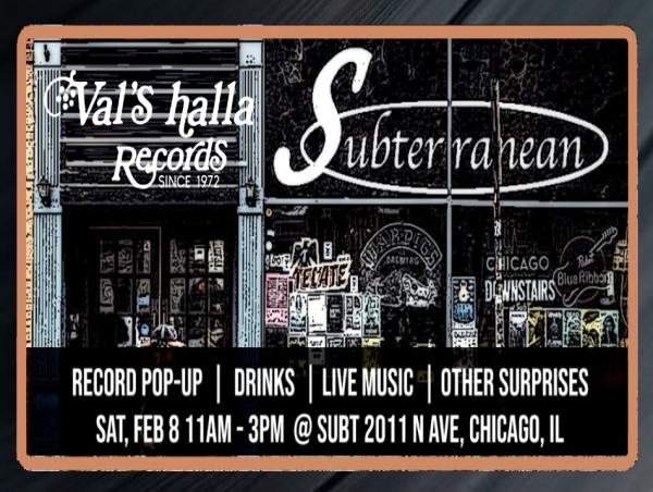  Subterranean and Val’s halla Records Unite for a One-Day-Only Pop-Up Record Store as Part of #SubT30 Anniversary 