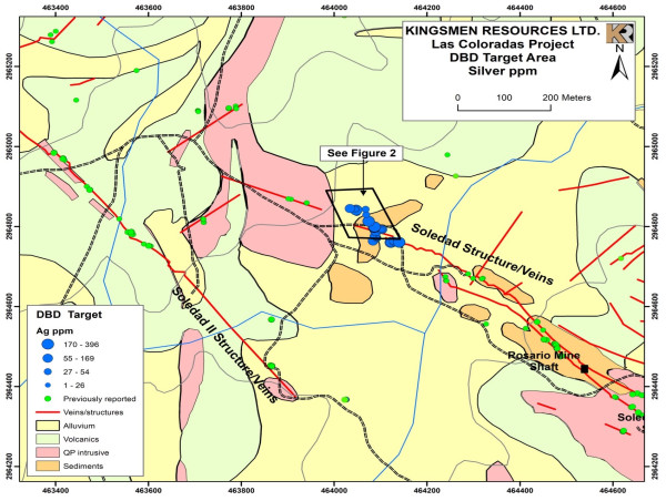  Kingsmen Resources Continued High Grade Silver in Sampling Expands Drill Targets 