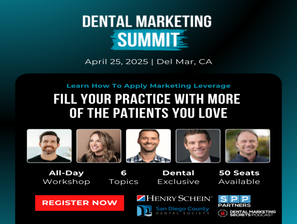 SPP Dental Partners & Henry Schein Host Exclusive Dental Marketing Summit in Del Mar, CA on April 25, 2025
