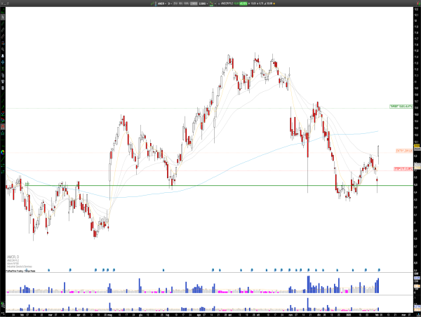  Long AMCR: Amcor Plc Surges Past $10 Mark Post-Earnings, Eyes $10.60 Resistance 