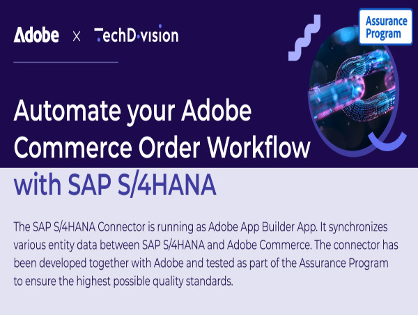TechDivision introduces connector for SAP S/4HANA and Adobe Commerce