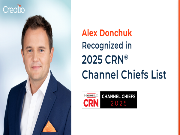  Creatio’s SVP of Global Channels Recognized in the 2025 CRN® Channel Chiefs List 