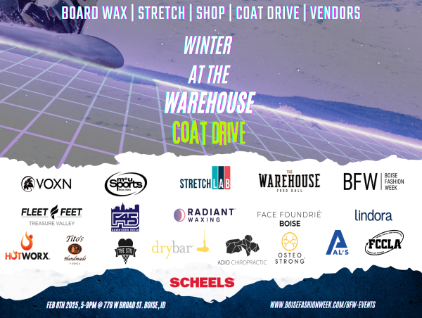  Winter at the Warehouse Coat Drive: Voxn Clothing, Boise Fashion Week and Community Businesses Unite 