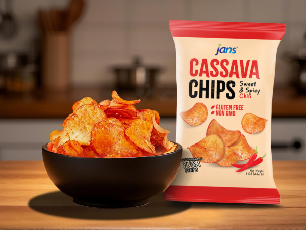  Introducing Jans Enterprises' New Cassava Sweet & Spicy Chili Chips: A Bold Snack Adventure 