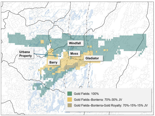  Urbana Corporation Announces Winter Drilling Program Adjacent to Moss Target at Phoenix JV 