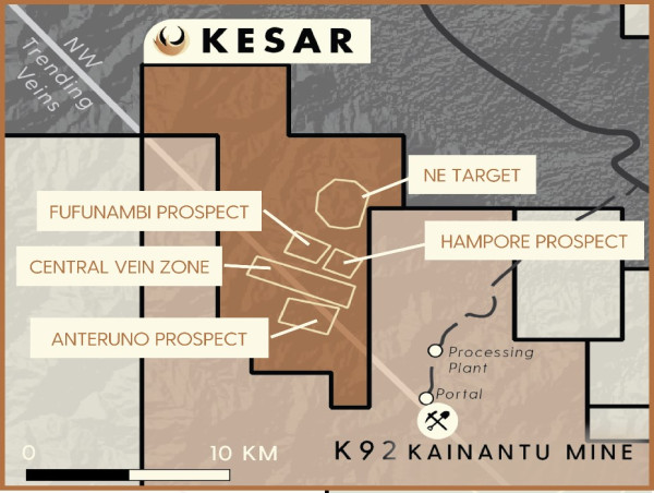  Great Pacific Gold Provides Drilling Update at Hampore Target at Kesar and Commences Project-Wide Airborne Magnetics Survey 