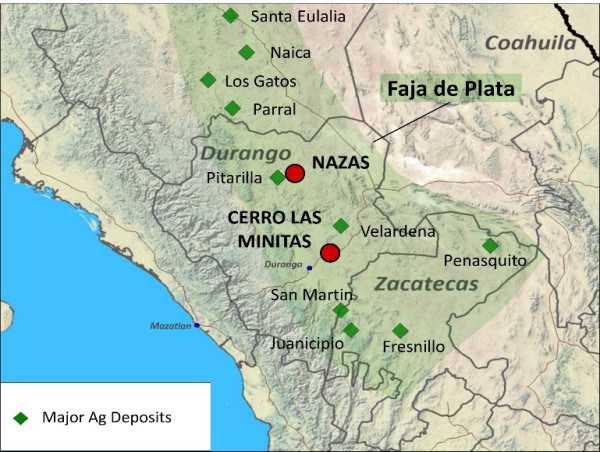  Southern Silver Options Nazas Property, Mexico 