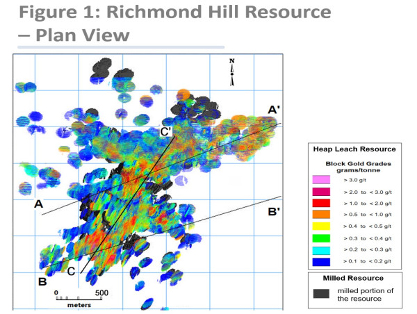  Dakota Gold Reports Significant Heap Leachable Gold at Richmond Hill Totaling 3.65 Million Ounces of Measured and Indicated Mineral Resources 