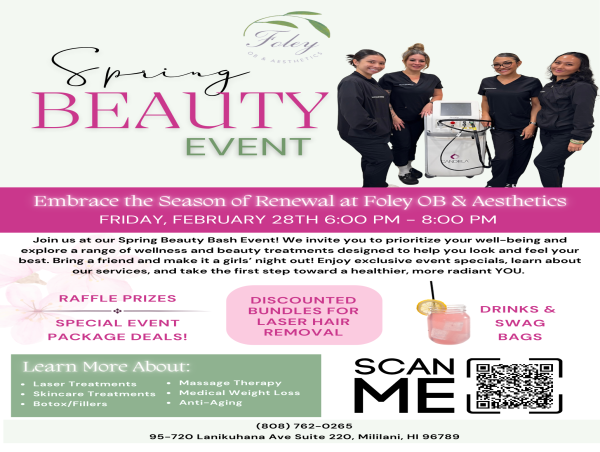  Foley OB & Aesthetics Hosts Spring Beauty Bash: A Night of Renewal and Rejuvenation 