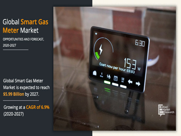 Smart Gas Meter Market Estimated to Experience a Hike in Growth By 2027