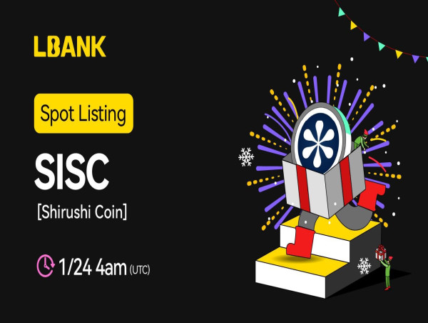  SISC (Shirushi Coin) Is Now Available for Trading on LBank Exchange 