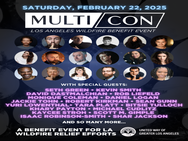  MULTICON ANNOUNCES SECOND WAVE OF GUESTS FOR LOS ANGELES WILDFIRE BENEFIT AT THE PRESERVE LA, FEBRUARY 22ND, 2025 