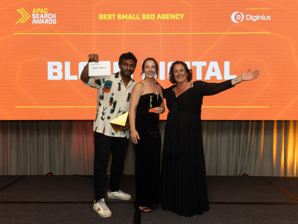  Bloom Digital named Best Small SEO Agency at the 2025 APAC Search Awards 