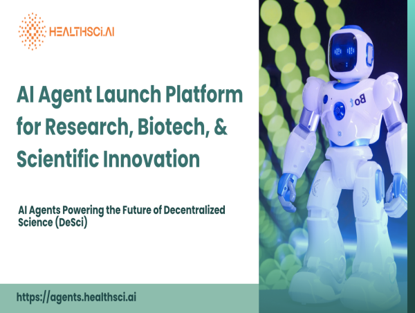  HealthSci.AI Unveils AI Agent Launch Platform for Decentralized Science (DeSci) 