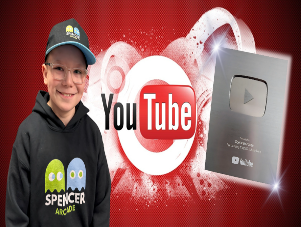  Eight-Year-Old YouTube Sensation SpencerArcade Hits 140,000 Subscribers In Just 15 Months 