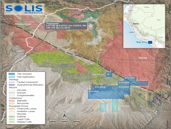  Solis Minerals Provides Updated on Exploration Activities at the Cinto Project in Peru 