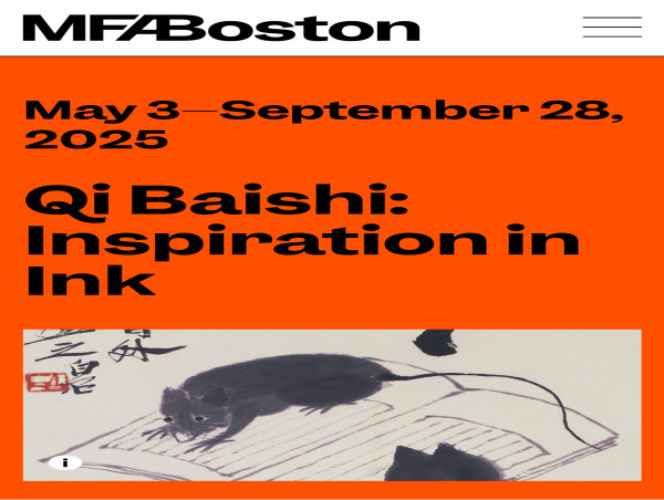  Boston International Media Consulting Inc Orchestrates Landmark Qi Baishi Exhibition at the Museum of Fine Arts, Boston 