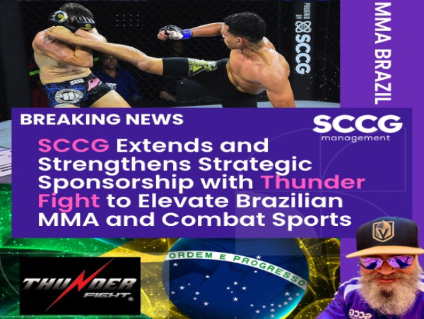 SCCG Extends and Strengthens Strategic Sponsorship with Thunder Fight to Elevate Brazilian MMA and Combat Sports