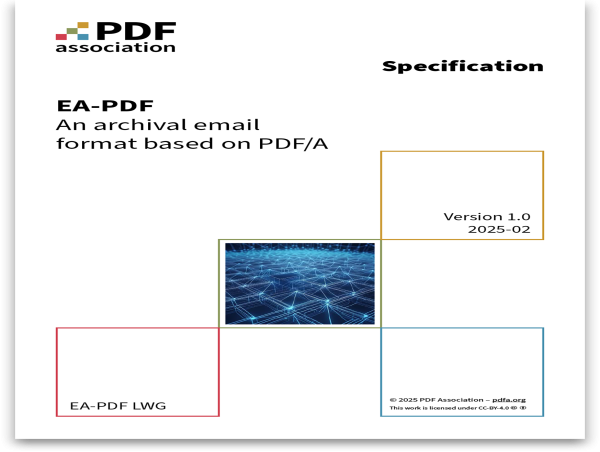  EA-PDF: archiving email using PDF 