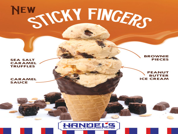  Handel’s Ice Cream Launches New Sticky Fingers Flavor 