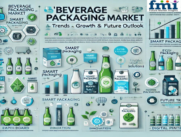  Beverage Packaging Market to Hit USD 201.7 Billion by 2035 Amid Rising Demand for Smart Packaging Solutions | FMI 