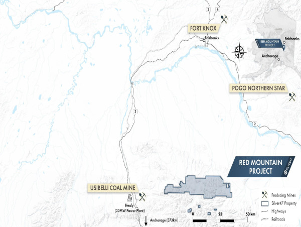  Silver47 Identifies Critical Minerals Antimony and Gallium Potential in Addition to the High-Grade Silver-Gold-Zinc at the Red Mountain Project, Alaska 