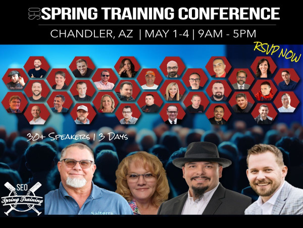  SEO Spring Training 2025 Conference Returns to Chandler, AZ, May 1-4 2025 