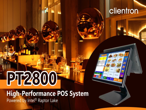  Clientron Revolutionizes Point-of-Sale with New High-Performance System Powered by Intel® Raptor Lake – PT2800 