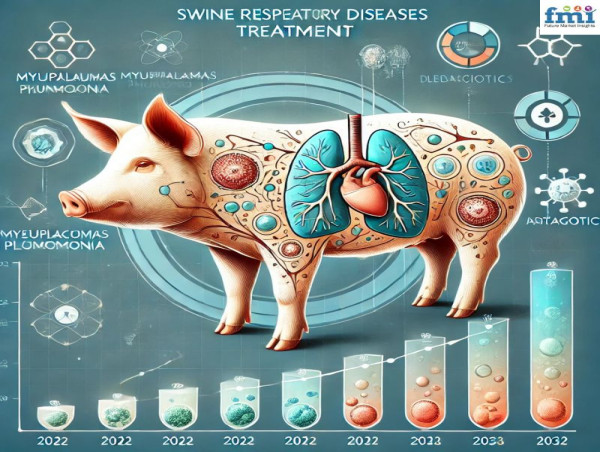  Swine Respiratory Diseases Treatment Market to Reach USD 3,649.5 Million by 2032 at a 6.3% of CAGR 