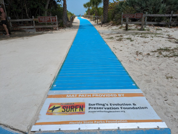  Florida State Parks Foundation, Surfing’s Evolution & Preservation Foundation to provide beach matting at 7 state parks 