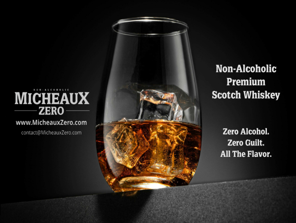  MICHEAUX ZERO Launches A Non-Alcoholic Premium Scotch Whiskey With A Mission To Revolutionize The Industry 