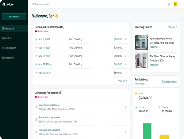  Ledgre’s User-Friendly Accounting Software Seeks to Alleviate Tax Season Stress for Landlords 