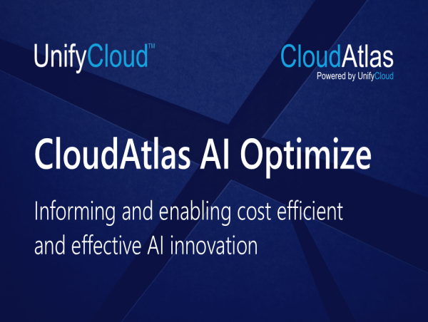  UnifyCloud Launches CloudAtlas AI Optimize to Balance AI Innovation with Cost Efficiency 