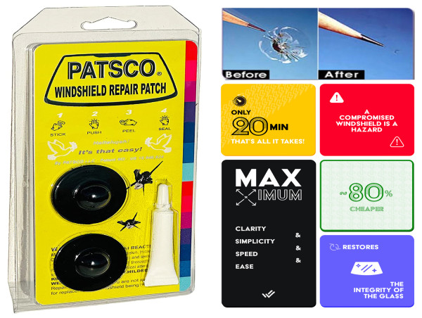  DIY Windshield Repair Kits vs. Patsco Windshield Repair Patch 