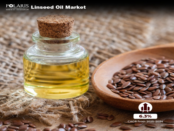  Linseed Oil Market to Expand to US$ 6.32 Billion by 2034 | CAGR Growth Rate of 6.3% Forecast By 2025 to 2034 