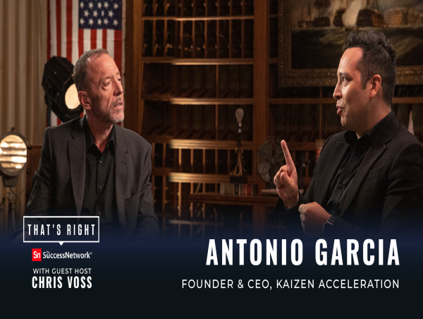  Antonio Garcia Featured on ABC, NBC, CBS, and FOX Network Affiliates as Guest on 'That's Right' with Chris Voss 