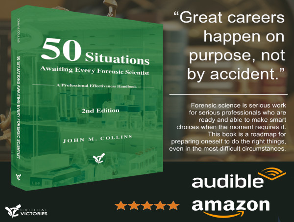  John Collins Releases Second Edition of '50 Situations Awaiting Every Forensic Scientist' – Now Available in Audiobook 