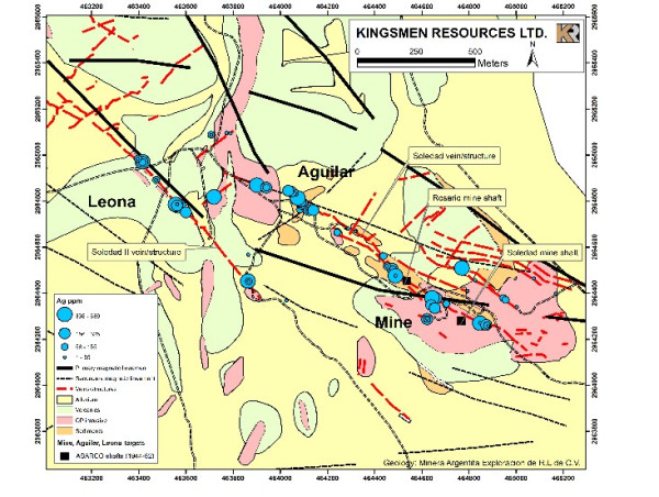  Kingsmen Reports New Geochemical Data Supports Selected Drill Targets 