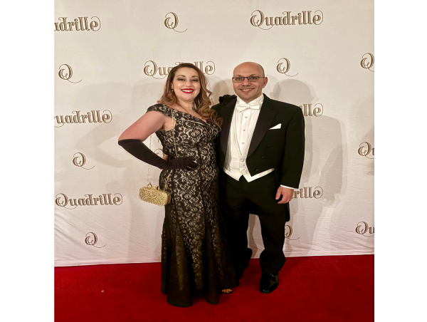  Renowned Cosmetic Dentist Dr. Radwa Saad Attends Prestigious Quadrille Ball 2025 