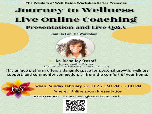  Renowned Naturopathic Physician Dr. Diana Joy Ostroff Launches Transformative Online Group Coaching Program 