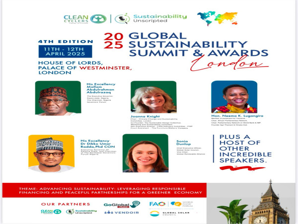  Global Sustainability Summit and Awards 2025 Kicks Off with Landmark Press Conference in London and a Major Announcement 