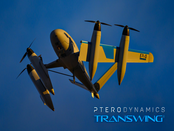  PteroDynamics Awarded U.S. Navy Contract to Develop Next-Gen Autonomous Transwing VTOL UAS 