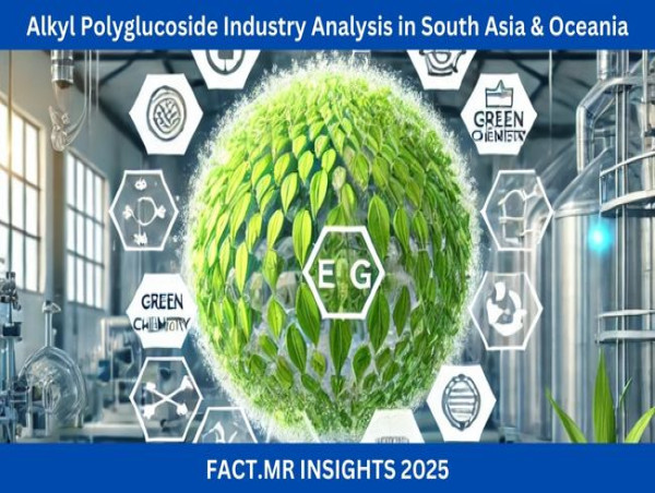  South Asia & Oceania Alkyl Polyglucoside Market Set to Reach US$ 545.7 Million by 2034 