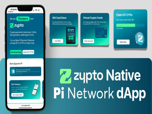  Zypto Announces Native Pi Network dApp - A Huge Step for Real World Pi Coin Payments 