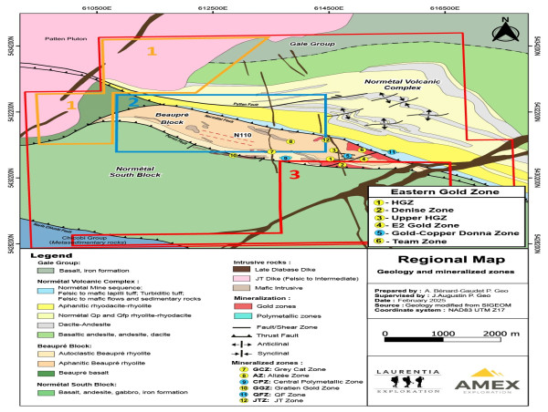  Amex Hunts for More High-Grade Gold at Perron - Outlines 2025 Expansion and Regional Drill Programs 