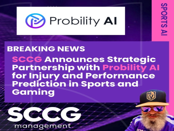  SCCG Announces Strategic Partnership with Probility AI for Injury and Performance Prediction in Sports and Gaming 